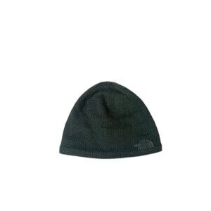 North face green beanie hat cap adult size